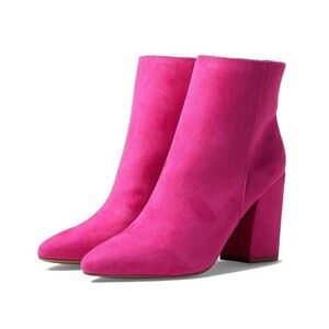 Sugar Womens 10 M Fuchsia Pink Evvie Pointed Toe Zip Up Ankle Booties DISPLAYHU8